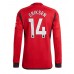 Manchester United Christian Eriksen #14 Replika Hemma matchkläder 2023-24 Långa ärmar
